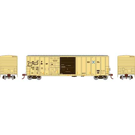 Athearn 26734 HO Scale 50' FMC Combo Door Boxcar "Late" Railbox ABOX 51180