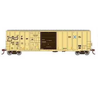 Athearn 26734 HO Scale 50' FMC Combo Door Boxcar "Late" Railbox ABOX 51180