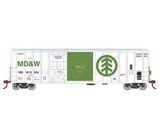 Athearn 26742 HO Scale 50' FMC Combo Door Boxcar MD&W 10002