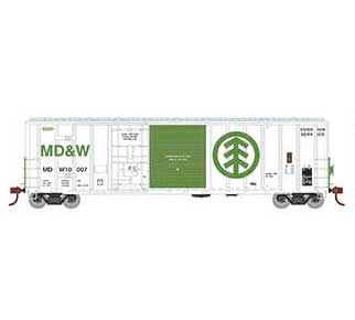 Athearn 26744 HO Scale 50' FMC Combo Door Boxcar MD&W 10007