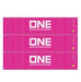 Athearn 27038 HO Scale 40' High Cube Container Ocean Network Express ONE 3 Pack