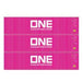 Athearn 27039 HO Scale 40' High Cube Container Ocean Network Express ONE 3 Pack