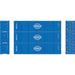Athearn 27039 HO Scale 40' High Cube Container Ocean Network Express ONE 3 Pack