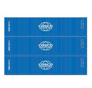 Athearn 27039 HO Scale 40' High Cube Container Ocean Network Express ONE 3 Pack