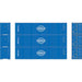 Athearn 27041 HO Scale 40' High Cube Container Cosco Shipping 3 Pack