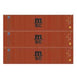 Athearn 27042 HO Scale 40' High Cube Container MSC/Florens 3 Pack