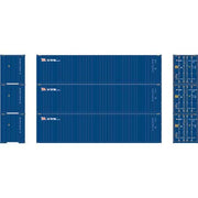 Athearn 27049 HO Scale 40' High Cube Container NYK 3 Pack