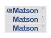 Athearn 27160 HO Scale 40' Low Cube Container Matson 3 Pack