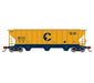 Athearn 27405 N Scale PS 4427 Covered Hopper Chessie System B&O 602923