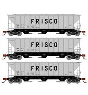 Athearn 27409 N Scale PS 4427 Covered Hopper Frisco SLSF 3 Pack