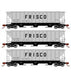 Athearn 27409 N Scale PS 4427 Covered Hopper Frisco SLSF 3 Pack