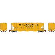 Athearn 27411 N Scale PS 4427 Covered Hopper Milwaukee Road MILW 97611