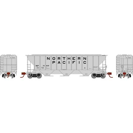 Athearn 27413 N Scale PS 4427 Covered Hopper Northern Pacific NP 76808