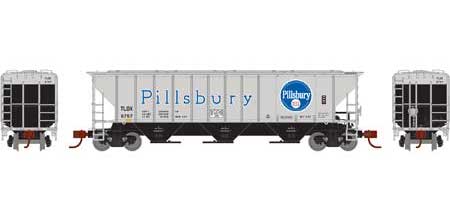 Athearn 27428 N Scale PS 4427 Covered Hopper Pillsbury TDLX 6757