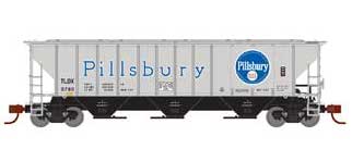 Athearn 27429 N Scale PS 4427 Covered Hopper Pillsbury TDLX 6780