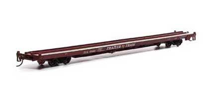 Athearn 27631 HO Scale 85' Flatcar Trailer Train Oxide TTX 474823