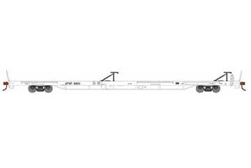 Athearn 27658 HO Scale RTR 85' TOFC Flatcar Santa Fe ATSF 89100