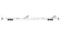 Athearn 27659 HO Scale RTR 85' TOFC Flatcar Santa Fe ATSF 89122