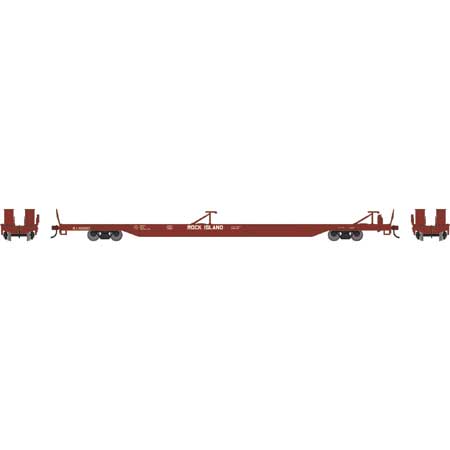 Athearn 27667 HO Scale RTR 85' TOFC Flatcar Rock Island RI 93220