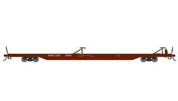 Athearn 27673 HO Scale RTR 85' TOFC Flatcar SOO Line 5710