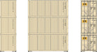Athearn 27781 HO Scale 20' Intermodal Corrugated Container "Container King" CKRU 3-Pack #1