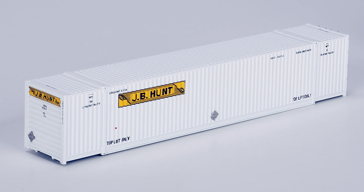 Athearn 27975 HO Scale 53' Intermodal Container 3-Pack JB Hunt