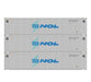 Athearn 28039 HO Scale 45' Container NOL NOLU #2 (Primed for Grime) 3 Pack