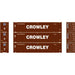 Athearn 28040 HO Scale 45' Container Crowley CMCU #1 3 Pack