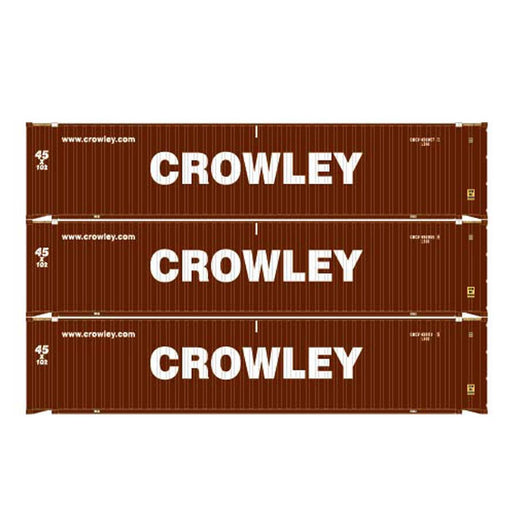 Athearn 28040 HO Scale 45' Container Crowley CMCU #1 3 Pack