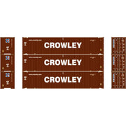 Athearn 28041 HO Scale 45' Container Crowley CMCU #2 3 Pack