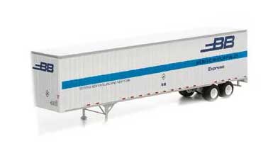 Athearn 28057 HO Scale 48' Wedge Trailer Boston Buffalo 45-66
