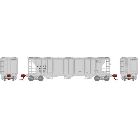 Athearn 28350 N Scale PS-2 2893 Covered Hopper Burlington CB&Q 85012
