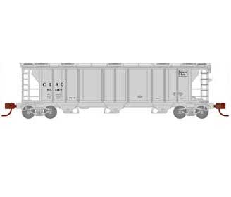 Athearn 28350 N Scale PS-2 2893 Covered Hopper Burlington CB&Q 85012