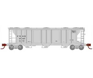 Athearn 28351 N Scale PS-2 2893 Covered Hopper Burlington CB&Q 85025