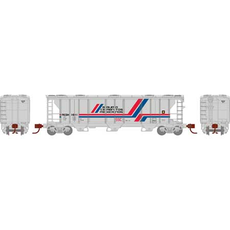 Athearn 28352 N Scale PS-2 2893 Covered Hopper Groupo Cementos MCDX 1011