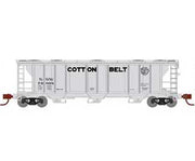 Athearn 28362 N Scale PS-2 2893 Covered Hopper Cotton Belt SSW 76098