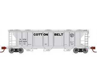 Athearn 28362 N Scale PS-2 2893 Covered Hopper Cotton Belt SSW 76098