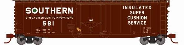 Athearn 2840 N Scale 50' PS-1 Plug Door Boxcar Southern 581
