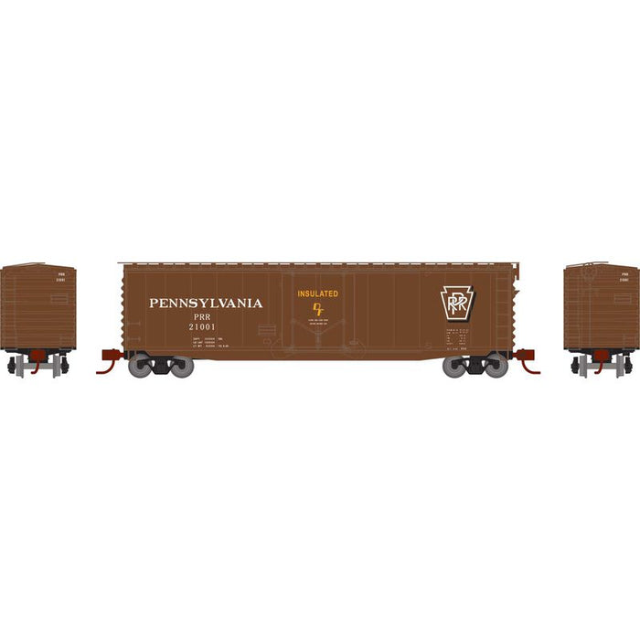Athearn 2843 N Scale 50' PS-1 Plug Door Boxcar Pennsylvania Railroad PRR 21001