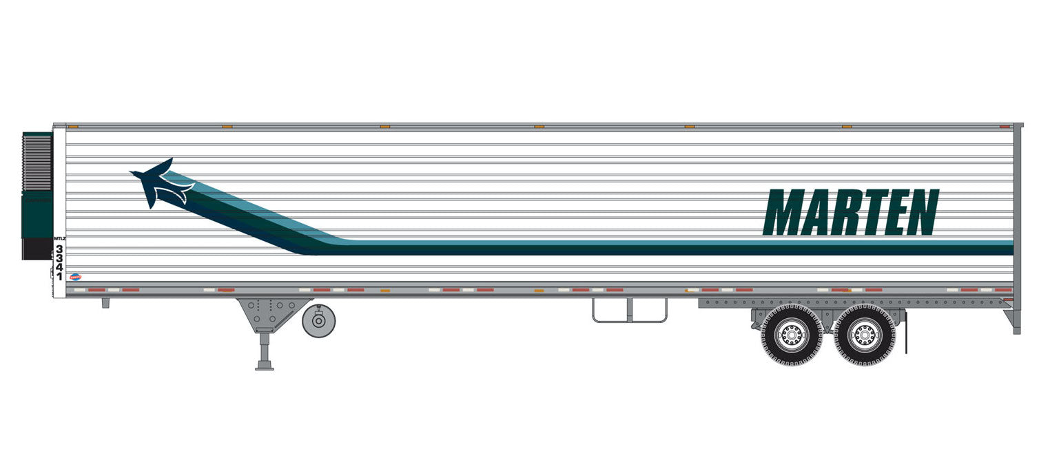 Athearn 28474 HO Scale 53' Reefer Trailer Marten #2