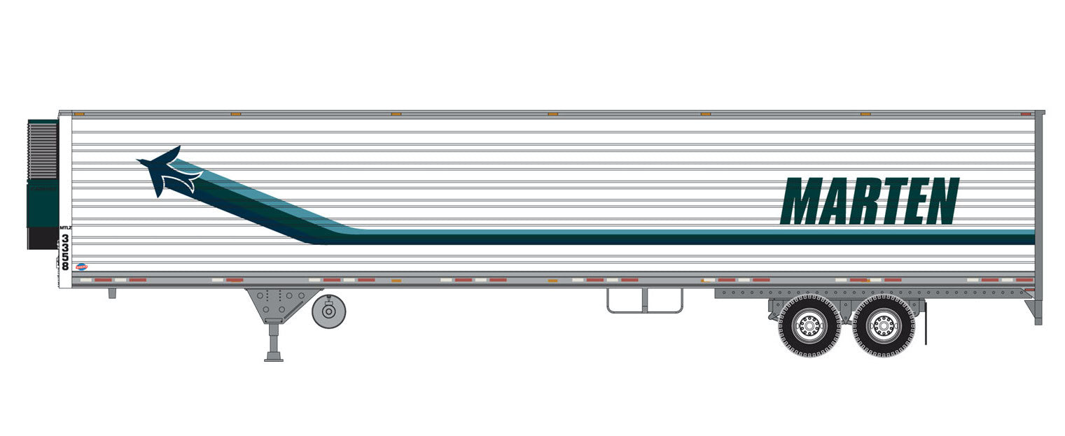 Athearn 28475 HO Scale 53' Reefer Trailer Marten #3