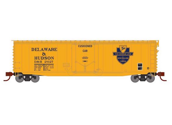 Athearn 2848 N Scale 50' PS-1 Plug Door Boxcar Delaware & Hudson D&H 28127