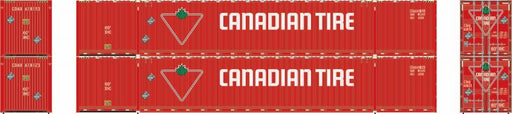 Athearn 28533 HO Scale 60' Intermodal (Don Fang) Container Canadian Tire CDAU 2 Pack #3