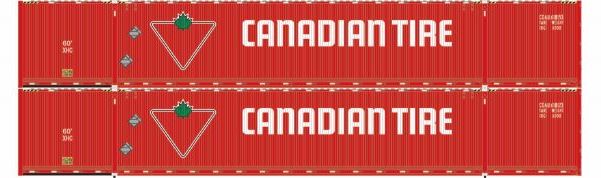 Athearn 28534 HO Scale 60' Intermodal (Don Fang) Container Canadian Tire CDAU 2 Pack #4