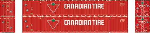 Athearn 28537 HO Scale 60' Intermodal (Singamas) Container Canadian Tire CDAU 2 Pack #3