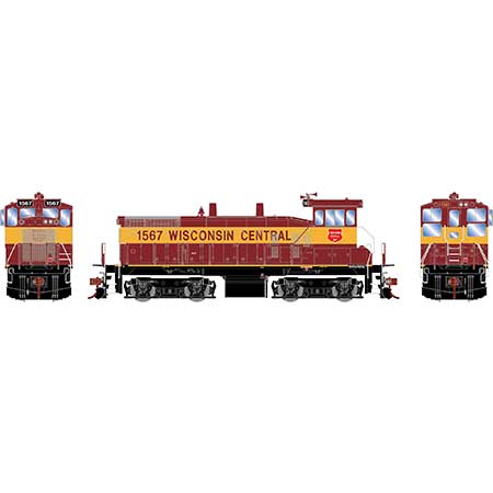 Athearn 28656 HO Scale EMD SW1500 Wisconsin Central WC 1567
