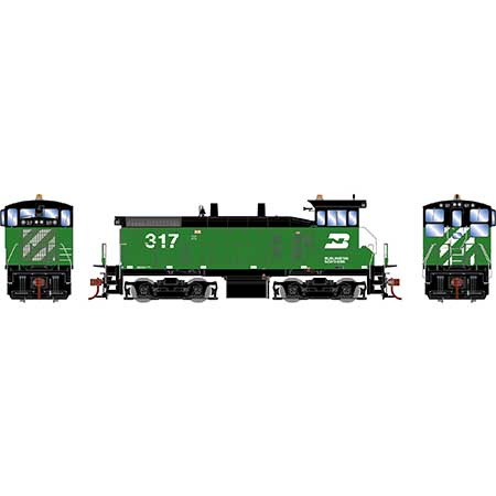 Athearn 28666 HO Scale EMD SW1500 Burlington Northern BN 317