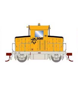 Athearn 28743 HO Scale EMD Model 40 Yellow Shop Goat 11