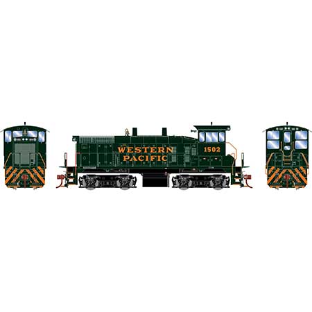 Athearn 28754 HO Scale EMD SW1500 Western Pacific WP 1502 DCC Sound