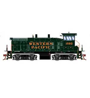 Athearn 28754 HO Scale EMD SW1500 Western Pacific WP 1502 DCC Sound